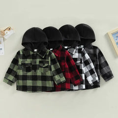 Vintage Autumn Children Shirts Coats