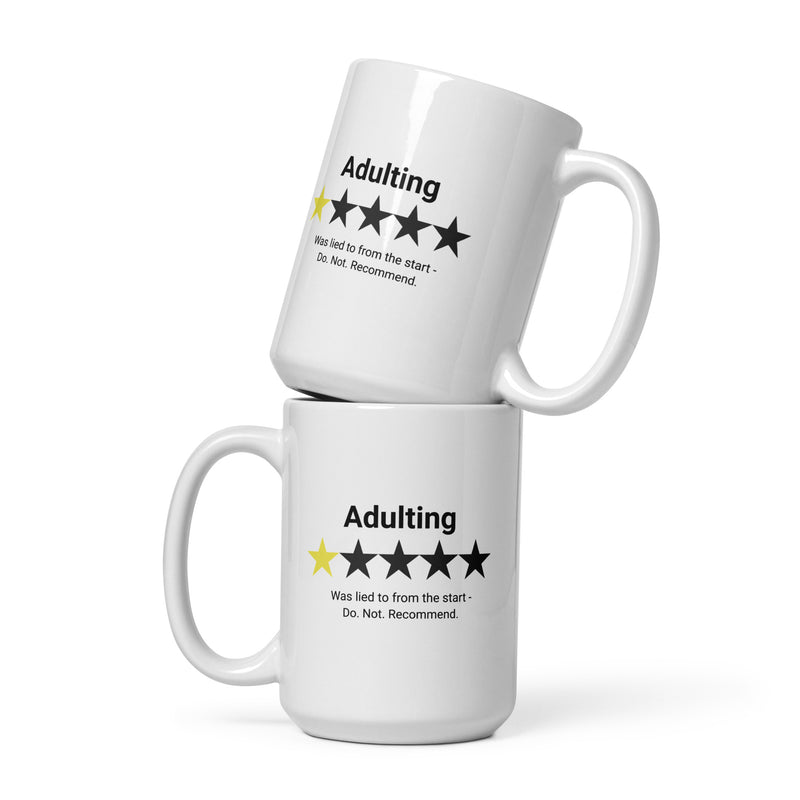 Adulting -  glossy mug